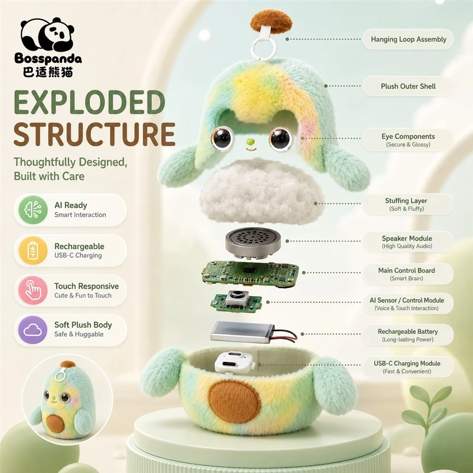 Sensor Fusion Builds Lifelike AI Interactive Plush Toy high quality