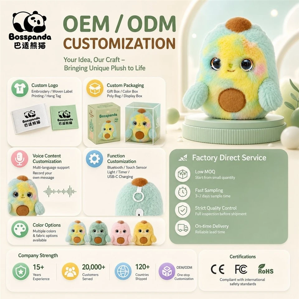 Sensor Fusion Builds Lifelike AI Interactive Plush Toy manufacturers