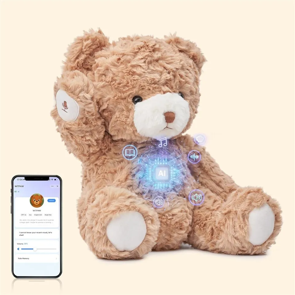 AI Smart Bear: The Voice-Activated Plush Companion For Screen-Free Learning & Emotional Growth suppliers