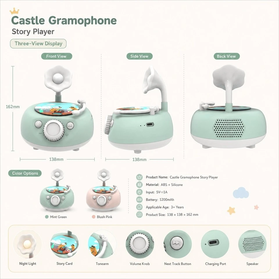 Kids Screen-Free Audio Player | Multi-Language Educational Toys OEM factory