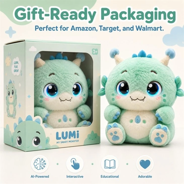 Monster Plush Toy Market AI Companion Wholesale OEM Friendly Monster Kids Plush Bulk Supply Character suppliers