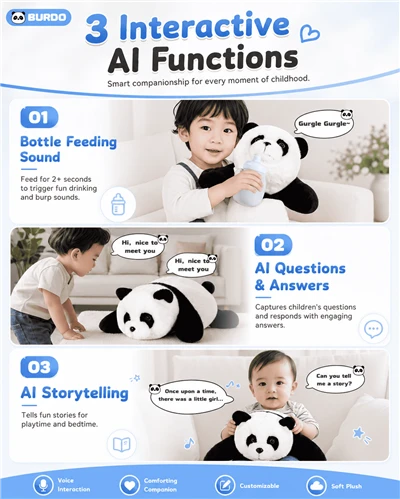 AI Plush Toy Custom OEM Voice Companion - Interactive Talking Doll For Children Wholesale suppliers