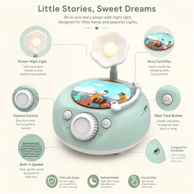 Kids Gramophone Toy Musical Learning Machine With 60 Learning Cards Story Machine For Toddlers Educational Gift suppliers