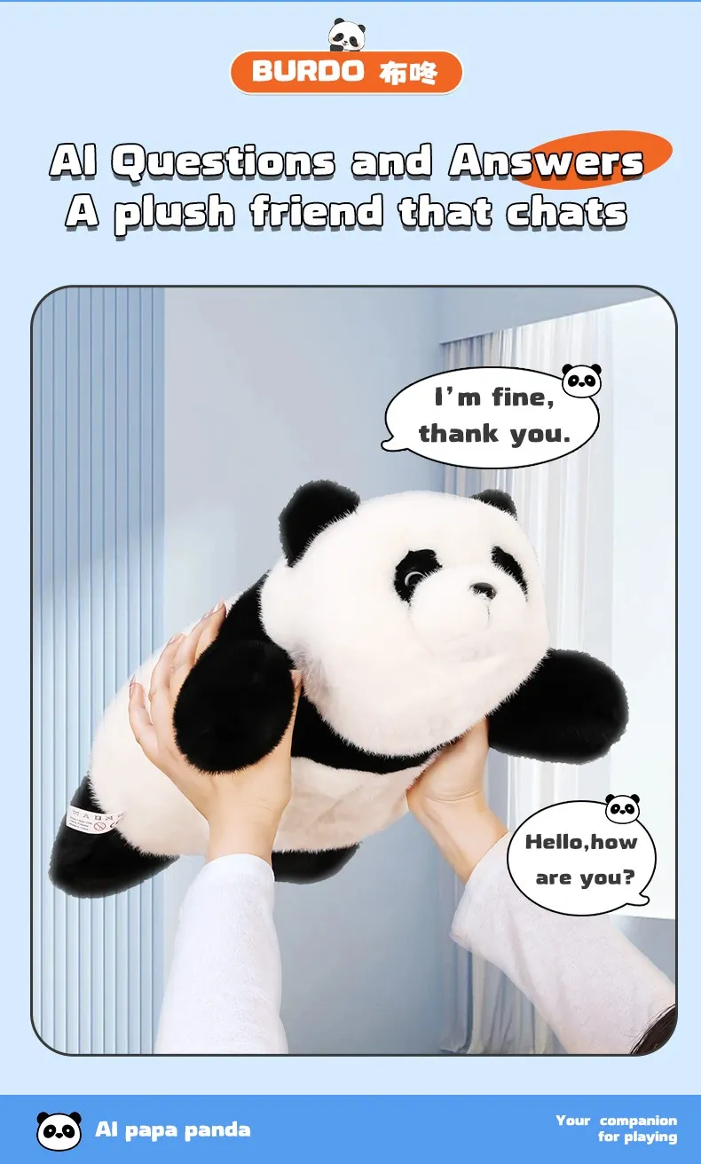 AI ChatGPT Talking Panda Interactive Plush Toys high quality