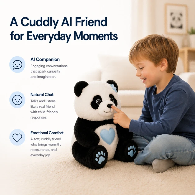 AI Panda Toy: Smart Early Education Plush For Kids