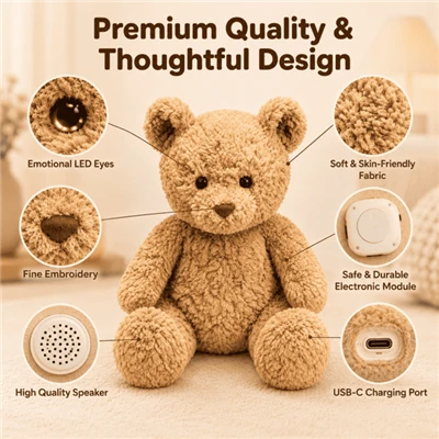AI Talking Plush Toy Voice Interactive Companion - Early Education Dialogue Doll For Children price
