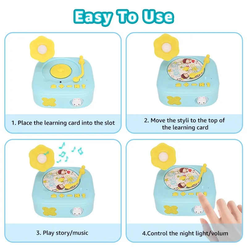 Bedtime Screen Free Story Player For Kids With Calming Night Light high quality