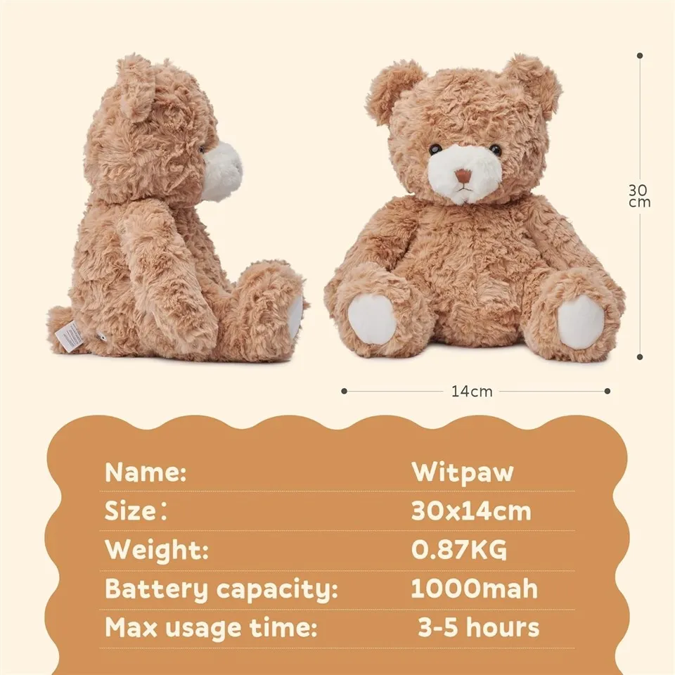 AI Smart Bear: The Voice-Activated Plush Companion For Screen-Free Learning & Emotional Growth best