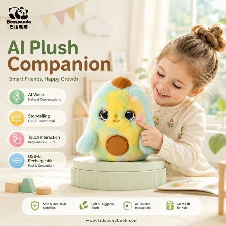 Custom AI Avocado Plush Toy Manufacturer high quality