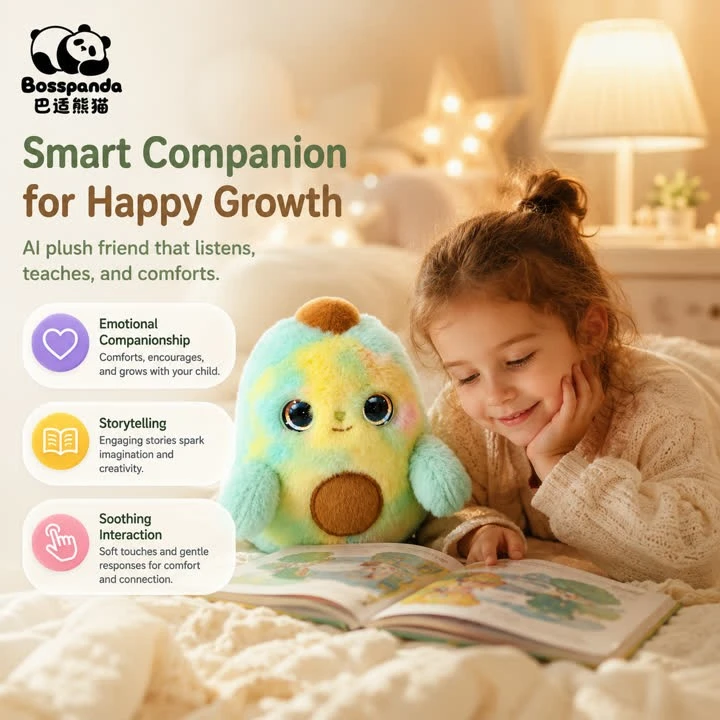 Custom AI Avocado Plush Toy Manufacturer factory