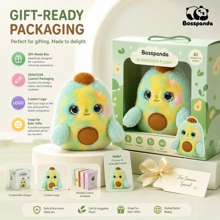 Custom AI Avocado Plush Toy Manufacturer best