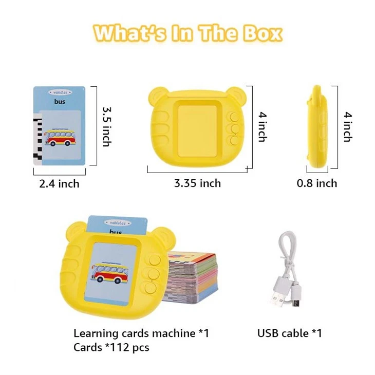 Custom Talking Flash Cards Learning Machine OEM/ODM Service