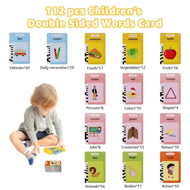 Custom Talking Flash Cards Learning Machine OEM/ODM Service