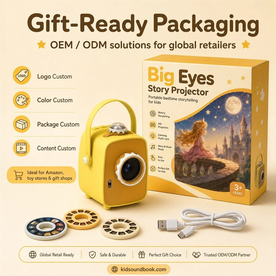 Flashlight Kids Story Projector: Portable Disc Projector Toy factory