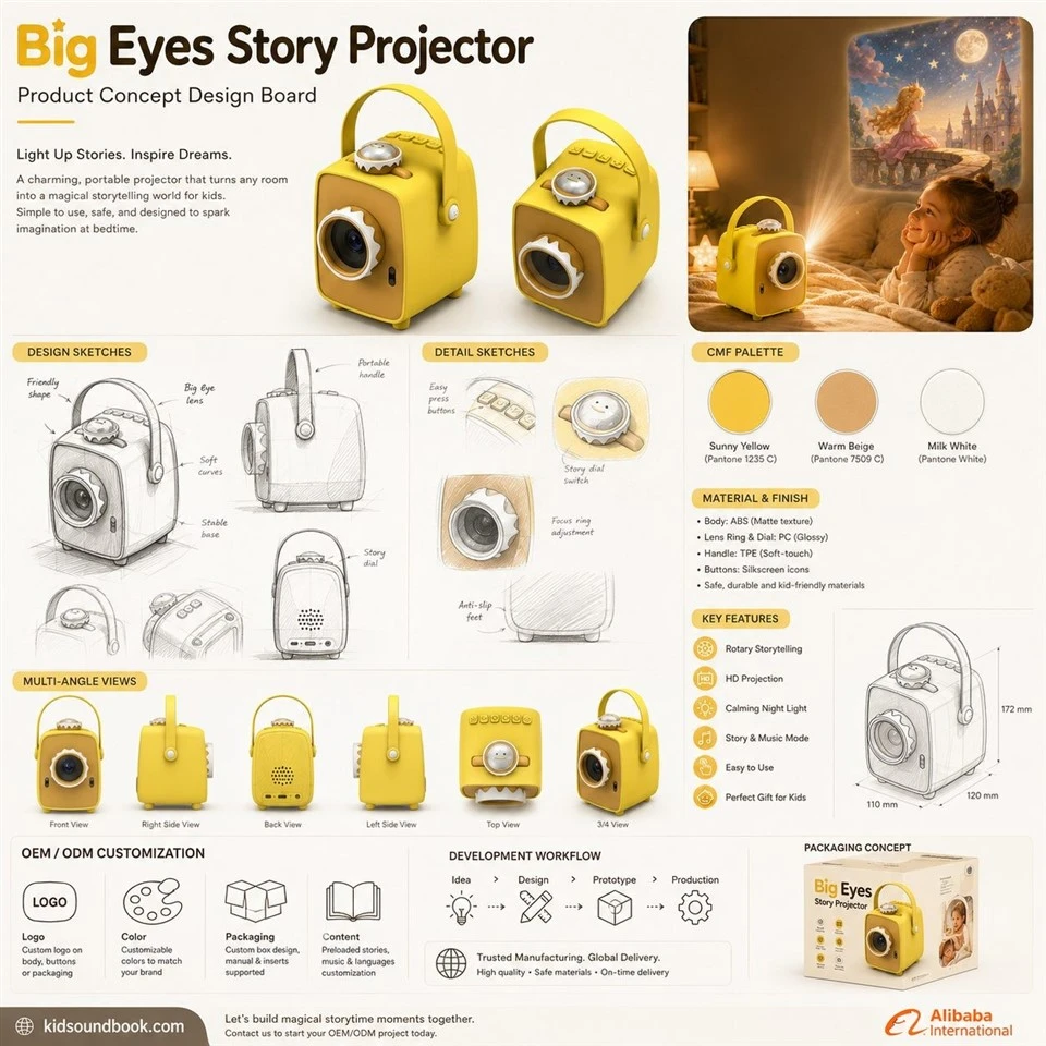 Flashlight Kids Story Projector: Portable Disc Projector Toy price