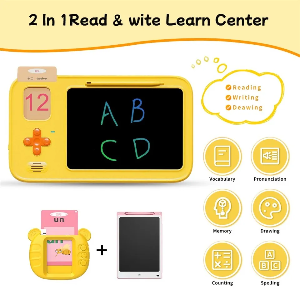 LCD Sketchpad And 224 Thickened Vocabulary Cards Educational Device suppliers