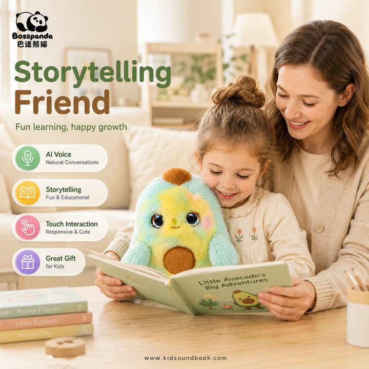 interactive avocado plush storytelling use scene interactive avocado plush storytelling use scene