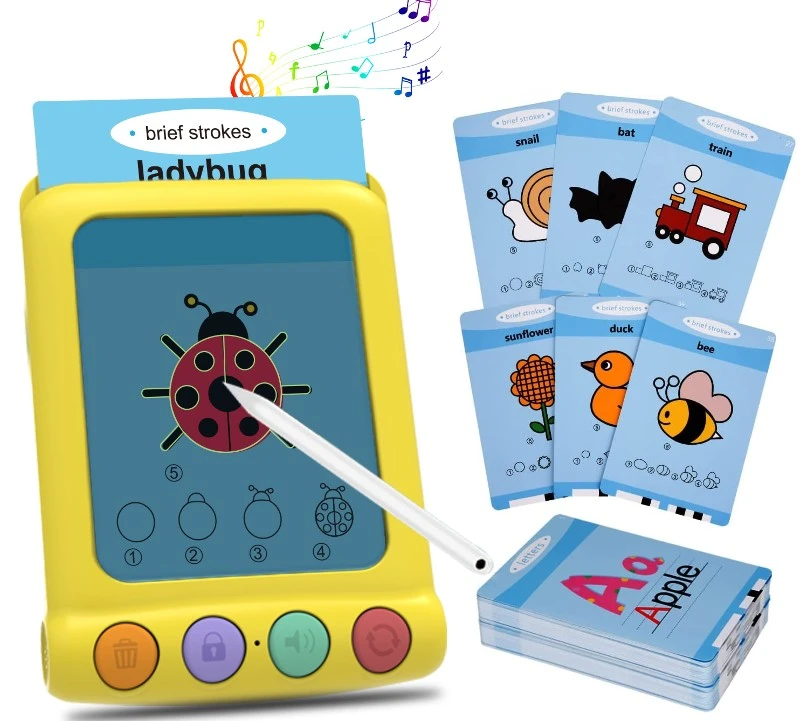 Talking Flash Cards with Copying Tablet 28 Talking Flash Cards with Copying Tablet 28