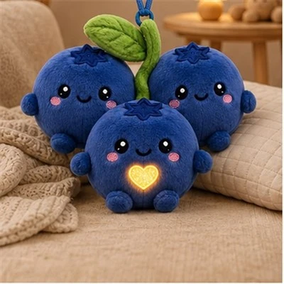 Custom AI Blueberry Plush Toy Materials And Construction Options