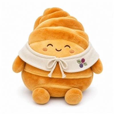 Custom Croissant Plush Toy For Premium Brand Collections