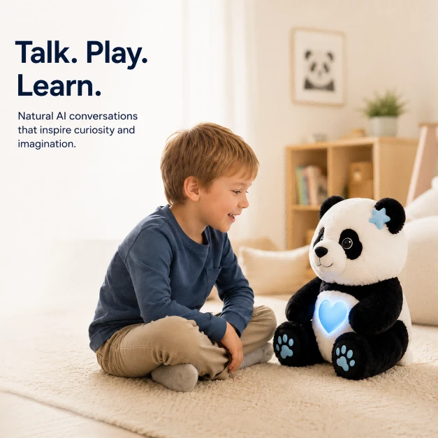 Smart Touch-Activated Light & Sound Plush | OEM/ODM Manufacturer price