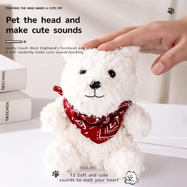 Sound Feed Puppy Companion Cute Pet West Highland price