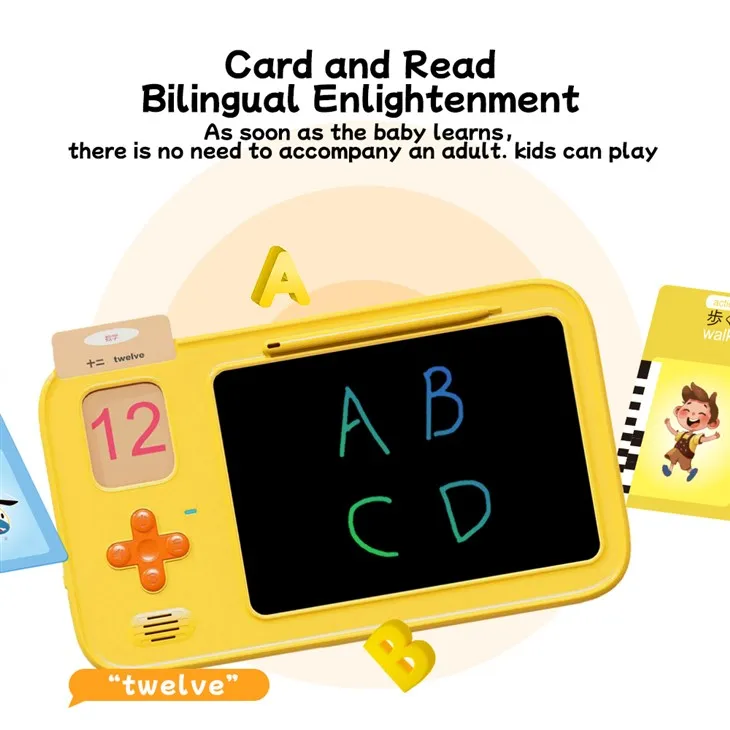 Talking Flash Cards With Lcd Writing Tablet