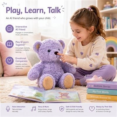 Talking Plush Toy AI Voice Companion - Interactive Smart Dialogue Stuffed Animal For Children suppliers
