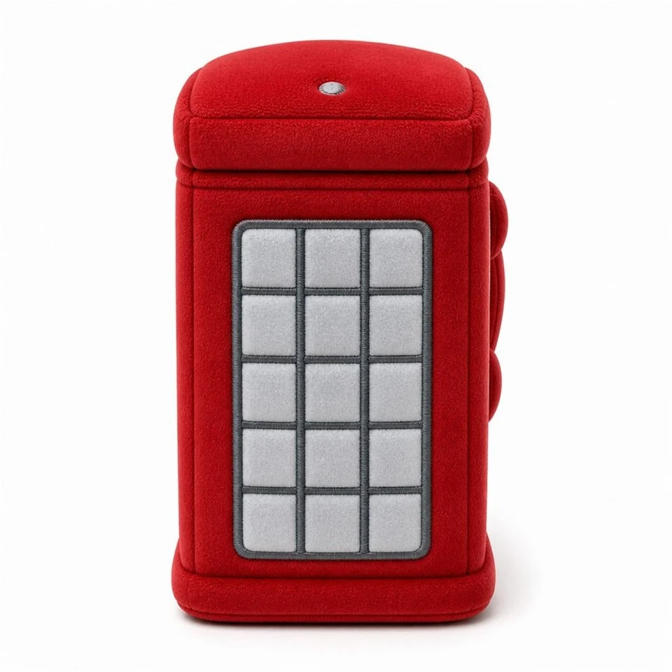 Custom Vintage Telephone Booth Plush OEM Manufacturer high quality