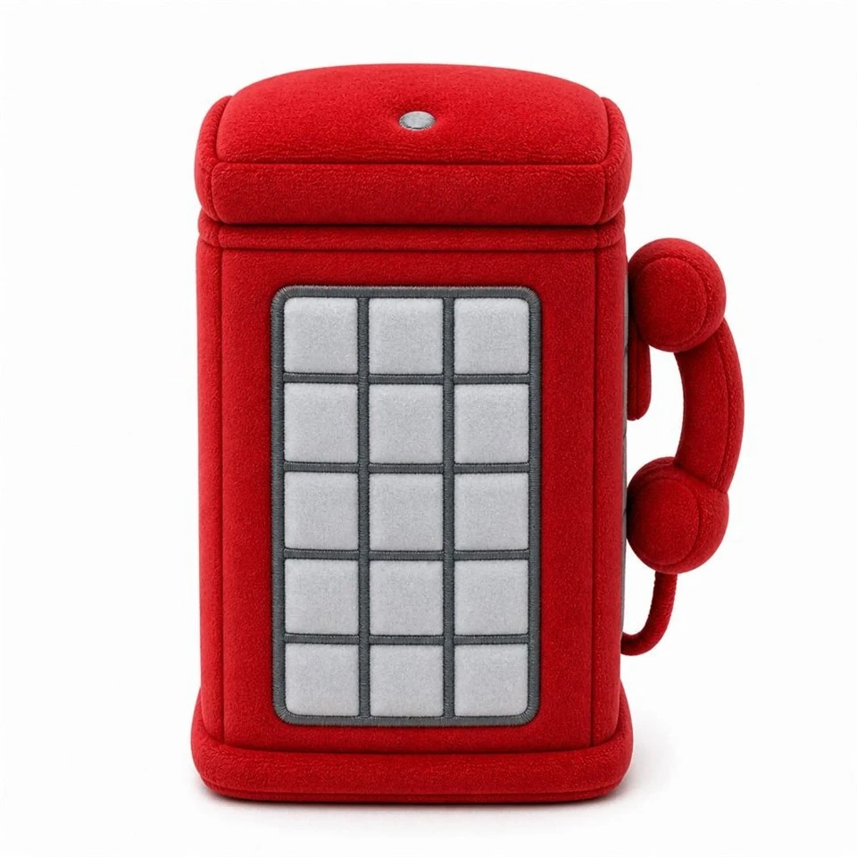 Custom Vintage Telephone Booth Plush OEM Manufacturer factory