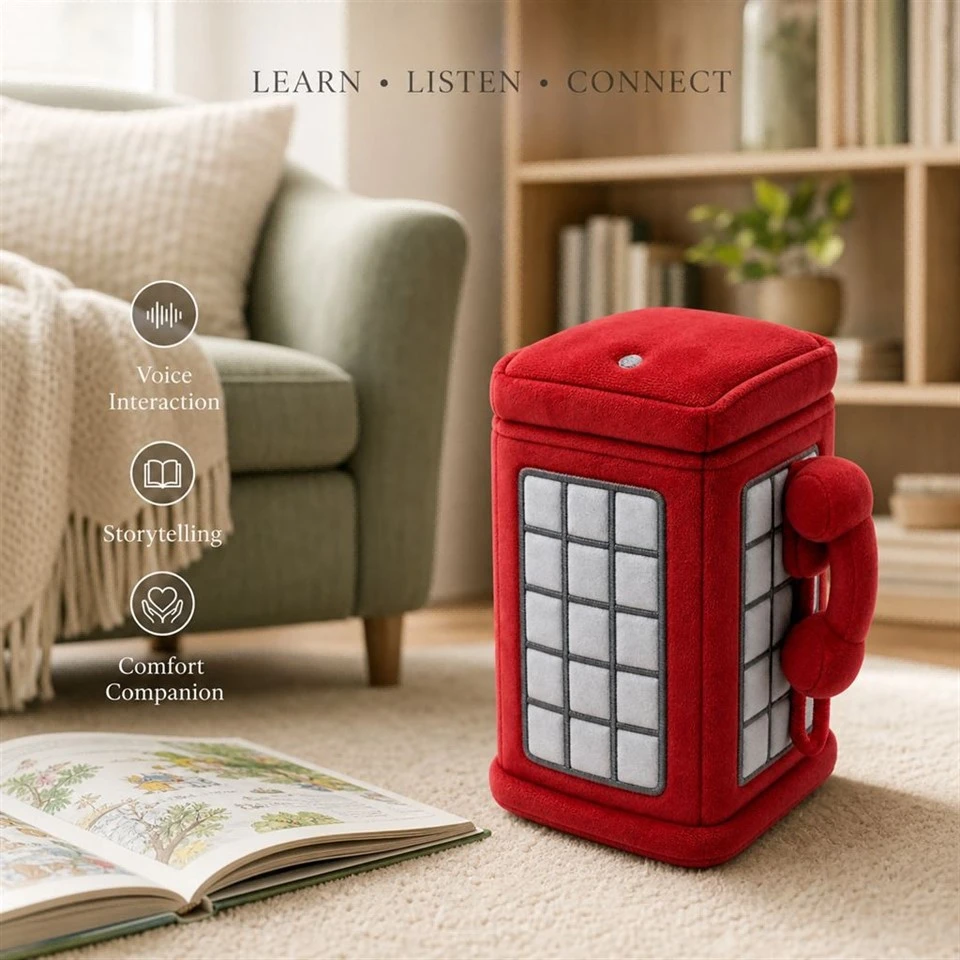 Custom Vintage Telephone Booth Plush OEM Manufacturer factory