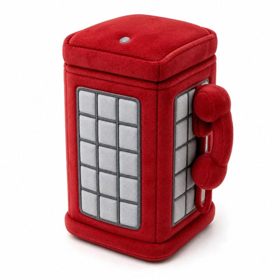 Custom Vintage Telephone Booth Plush OEM Manufacturer