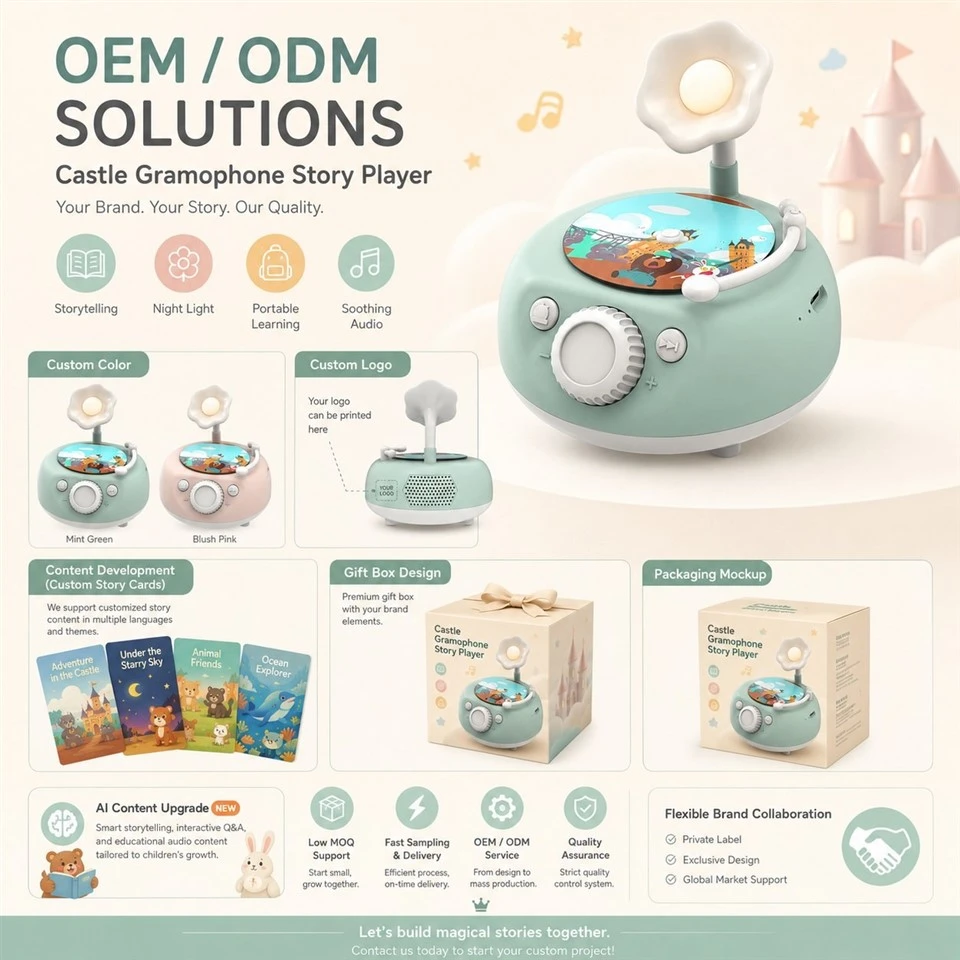 XDT Kids Phonograph Player With Card Reading & Night Light XDT Kids Phonograph Player With Card Reading & Night Light