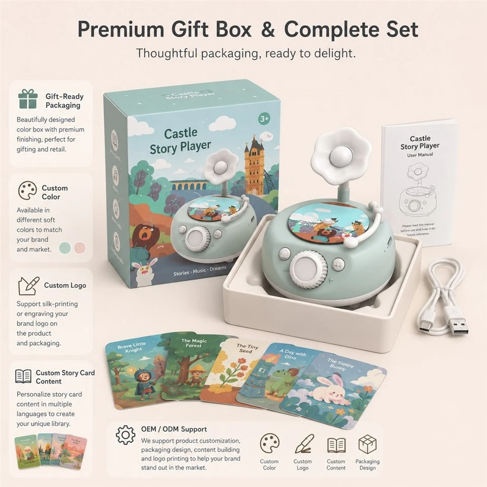 XDT Kids Phonograph Player With Card Reading & Night Light XDT Kids Phonograph Player With Card Reading & Night Light